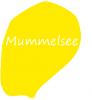 PVC- Applikations- Aufkleber "Mummelsee"  25 cm groß in 8 Farben  AP2030 gold