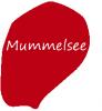 PVC- Applikations- Aufkleber "Mummelsee"  25 cm groß in 8 Farben  AP2030 rot