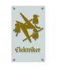 Zunftschild Handwerkerschild - Elektriker - beschriftet auf edler Acryl-Kunststoff-Platte – 309435