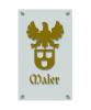 Zunftschild Handwerkerschild - Maler - beschriftet auf edler Acryl-Kunststoff-Platte – 309448