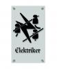 Zunftschild Handwerkerschild - Elektriker - beschriftet auf edler Acryl-Kunststoff-Platte – 309435