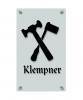Zunftschild Handwerkerschild - Klempner - beschriftet auf edler Acryl-Kunststoff-Platte – 309436