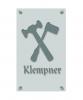 Zunftschild Handwerkerschild - Klempner - beschriftet auf edler Acryl-Kunststoff-Platte – 309436