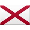 Magnet - US-Bundesstaat Alabama - Gr. ca. 8 x 5,5 cm - 37101 - Küchenmagnet