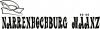 (AP2042) Applikations- Schrift- Aufkleber / Beschriftung Dekor „Narrenhochburg Määnz“