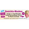 Banner Werbebanner Gr. 3m x 1m - Gesichts-Masken.... - 309805