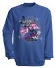 Sweatshirt mit Print - Country Music - S10247 - versch. farben zur Wahl - Gr. Royal / XL
