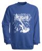 Sweatshirt mit Print - Rock - S10255 - versch. farben zur Wahl - Gr. Royal / L