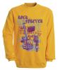 Sweatshirt mit Print - Rock forever - S10254 - gelb / XXL