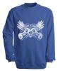 Sweatshirt - Rock´n Roll - S10248 - blau / XXL