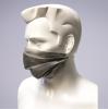 20x Behelfsmaske Gesichtsmaske Maske mit wasserabweisenden Vliess - 15443/1 grau