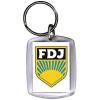 Schlüsselanhänger - DDR FDJ - Gr. ca. 6x4cm - 03382