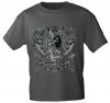 T-Shirt mit Print - Fee - 10898 - ersch. Farben zur Wahl - Gr. S-2XL grau / XL