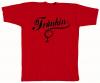 T-Shirt unisex mit Print - Fränkin - 10447 rot - Gr. XXL