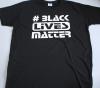 T-Shirt Unisex mit Print - BLACK LIVES MATTER - 12640 Schwarz Gr. XL