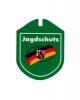 Einsatzschild Autoschild für Windschutzscheibe incl. Saugnapf - Jagdschutz - 308194 - incl. Wappen Rheinland-Pfalz
