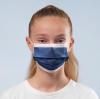 6x Kinder OP-Maske Typ IIR in Dunkelblau, hergestellt in Deutschland