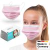 6x Kinder OP-Maske Typ IIR in ROSA, hergestellt in Deutschland