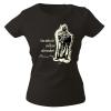 Girly-Shirt mit Print - Luther -  G12623 - versch. farben zur Wahl - schwarz / M