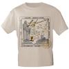 T-Shirt mit Print - Luther - Lutherweg - 12130 - versch. Farben zur Wahl - beige / L