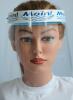 Klarsicht Gesichtschutz Gesichtsvisier aus Kunststoff mit Aufdruck - Moin Moin weiß