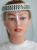 Klarsicht Gesichtschutz Gesichtsvisier aus Kunststoff mit Aufdruck - Zielflagge