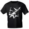 T-Shirt unisex mit Print - St Rat - von ROCK YOU MUSIC SHIRTS - 10169 schwarz - Gr. M