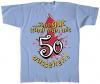 T-Shirt mit Print - So gut kann man mit 50 aussehen! - 09588 hellblau - Gr. XL