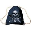 Trend-Bag Turnbeutel Sporttasche Rucksack mit Print - Skull Guitar - TB65308