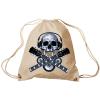 Trend-Bag Turnbeutel Sporttasche Rucksack mit Print - Skull Guitar - TB65308