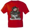 T-Shirt mit Print - Schneemann Snowman Rentier - 10417 - S-XXL