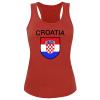 Tank-Top mit Print Wappen Flagge Croatia Kroatien T76387 Gr. XL