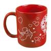 Tasse mit Print Liebesengel Kuss Portrait rot 57462