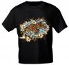 T-Shirt mit Print - Tiger - 10973 - versch. Farben zur Wahl - schwarz / M