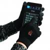 Touch-Handschuhe mit Einstickung - Schäferhund - 31652-6 schwarz Gr. S-XL