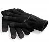 Touch-Handschuhe mit Einstickung - Security - 31652/1 schwarz Gr. L/XL