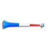 Vuvuzela Horn Fan-Trompete Fussball - Gesamtlänge ca. 55cm - 4teilig Frankreich 39345-7