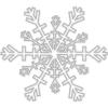 Wandtattoo Dekorfolie - Schneeflocke - Weihnachten - WD0823 - verschiedene Farben zur Wahl