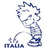 Pinkelmännchen Applikations-Aufkleber - Italia - 303632 Gr. ca. 15cm