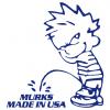 Pinkelmännchen Applikations-Aufkleber - Murks Made in USA - 303651 Gr. ca. 15cm