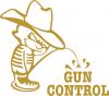 Pinkelmännchen Applikations-Aufkleber - Gun Control - 303659 Gr. ca. 15cm