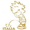 Pinkelmännchen Applikations-Aufkleber - Italia - 303632 Gr. ca. 15cm