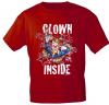 T-Shirt mit Print - Karneval - Clown Inside - 09523 - versch. Farben zur Wahl - Gr. S-2XL