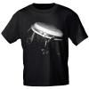 T-Shirt unisex mit Print - Lunar Eclipse - von ROCK YOU MUSIC SHIRTS - 10369 schwarz - Gr. S