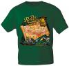 T-Shirt mit Print - Der Rennsteig - 09335 grün - Gr. S-2XL