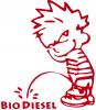 Pinkelmännchen Applikations-Aufkleber - Bio-Diesel - 303647 Gr. ca. 15cm