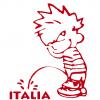 Pinkelmännchen Applikations-Aufkleber - Italia - 303632 Gr. ca. 15cm