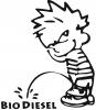Pinkelmännchen Applikations-Aufkleber - Bio-Diesel - 303647 Gr. ca. 15cm