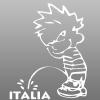 Pinkelmännchen Applikations-Aufkleber - Italia - 303632 Gr. ca. 15cm