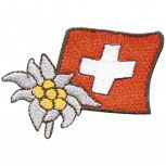 AUFNÄHER - Schweiz - 00843 - Gr. ca. 5,5 x 4 cm - Patches Stick Applikation